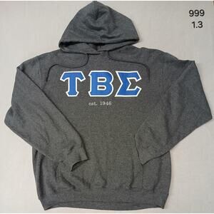 Port & Company (Large) Gray "Tau Beta Sigma" Pullover Hoodie